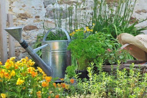 Seasonal garden maintenance activities in Wood Green